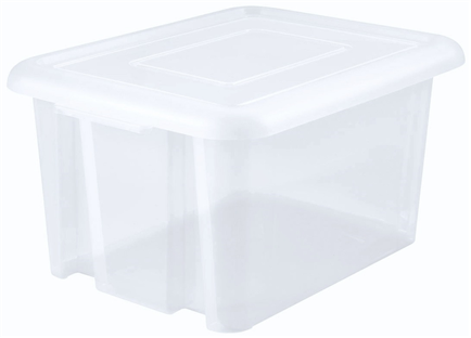 BAC 55L 600X440X300 + COUVERCLE TRANSPARENT