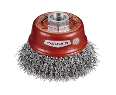 BROSSE  FIL ONDULE M14-D75 ACIER