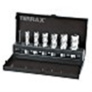 COFFRET 5 FRAISES A CAROTTER L30mm POUR PERC. MAGNETIQUE