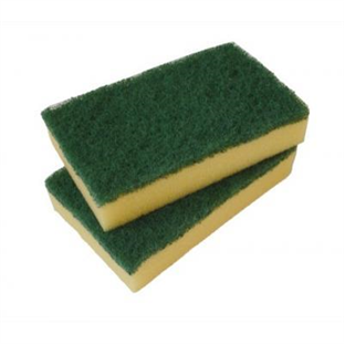 EPONGE TAMPON VERT LOT 2PCS