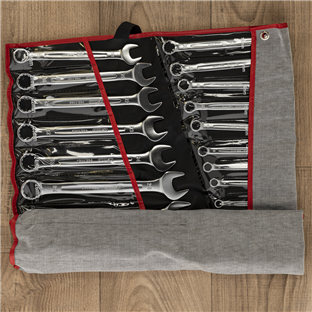 JEU DE CLE MIXTE 25pcs - 6 à 34mm - En trousse