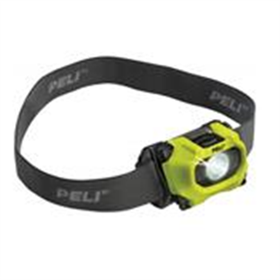 LAMPE FRONTALE PELI 2755 ATEX Z0 JAUNE 115LM + 3 PILES AAA