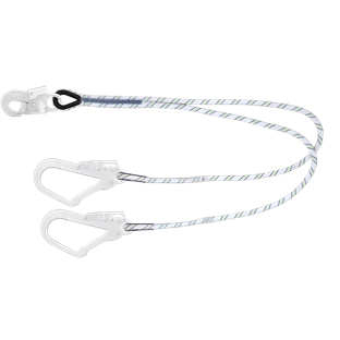 LONGE Y (DOUBLE) KRATOS 1m50 - DRISSE -  EQUIPEE