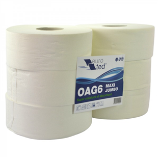 PAPIER TOILETTE JUMBO GRAND FORMAT PACK DE 6