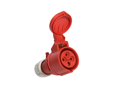 PROLONGATEUR PRISE FEMELLE 380V ROUGE