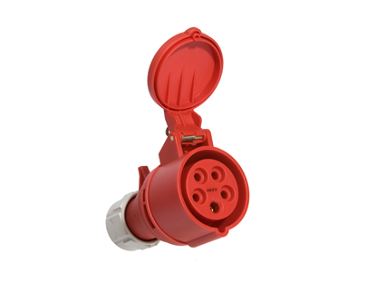 PROLONGATEUR PRISE FEMELLE 380V ROUGE