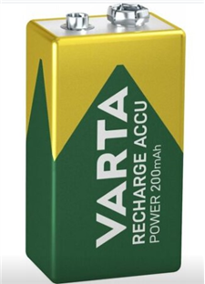PILES VARTA ACCU RECHARGEABLE LR61 9V