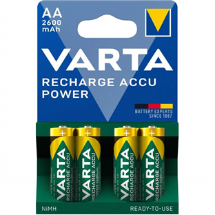 PILES VARTA ACCU RECHARGEABLE LR6 AA - BLISTER 4PCS