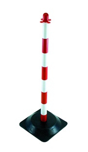 POTEAU POUR CHAINE PLASTIQUE