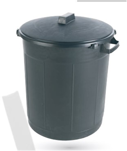POUBELLE 80L STANDARD AVEC COUVERCLE