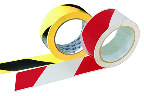 RUBALISE ADHESIVE JAUNE/NOIR 50MMX66M