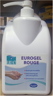 SAVON MICROBILLE ROUGE BIDON 4.5L AVEC POMPE
