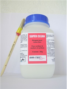 PATE A DECAPER SUPERCLEAN INOX POT 2KG (livrée avec 1 pinceau)