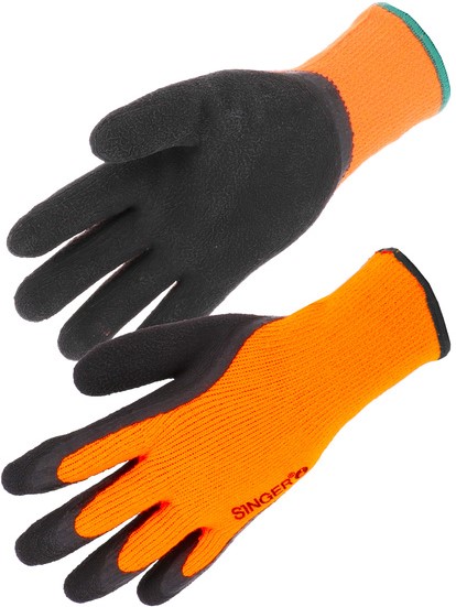 GANT HIVER SUPPORT ACRYLIQUE ORANGE ENDUCTION LATEX