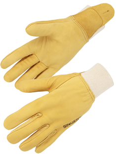GANT CUIR HYDROFUGE MANCHETTE ELASTIQUE