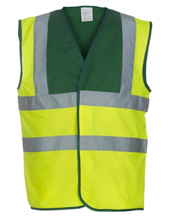 GILET HAUTE VISIBILITE JAUNE