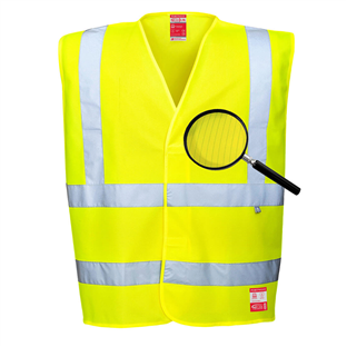 GILET HV IGNIFUGE ANTISTATIQUE JAUNE