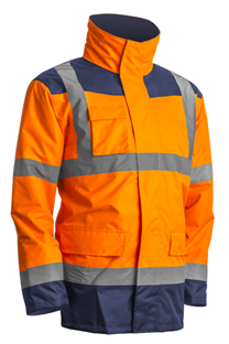 PARKA KANATA 4EN1 HV Orange FLUO/Marine