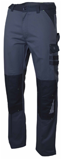 PANTALON SULFATE MULTIPOCHES GRIS SOMBRE/NOIR