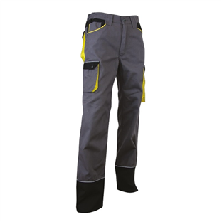 PANTALON TRICOLORE SECHOIR GRIS/NOIR/JAUNE