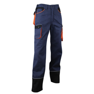 PANTALON TRICOLORE HERSE MARINE/NOIR/ORANGE