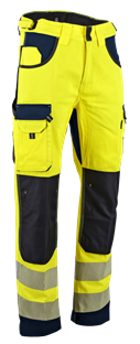 PANTALON HV LMA DEFENSE JAUNE FLUO/ MARINE