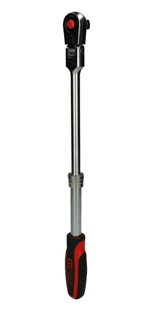 Cliquet télescopique réversible 1/2'' à tête articulée, 72 dents