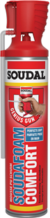 MOUSSE EXPANSIVE POLYURETHANE SOUDAFOAM COMFORT GENIUS GUN 600ml
