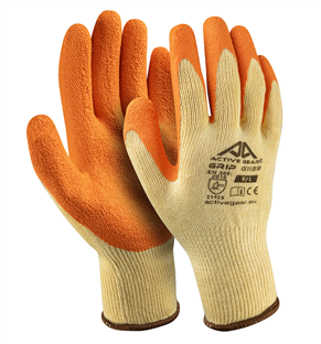 GANT GRIP TRICOT ORANGE ENDUCTION LATEX