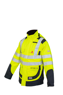 PARKA Multirisques Premium BREMEN JAUNE FLUO/MARINE
