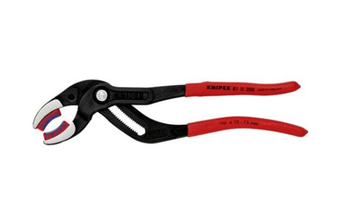 Pince KNIPEX  à becs plastiques pour siphons - lg 250mm - ouv 80mm