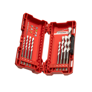 COFFRET 8 FORETS MULTI-MATERIAUX Ø4 à 12mm -  MILWAUKEE