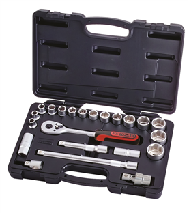 COFFRET DOUILLES 1/2" KS ECO 22PCS