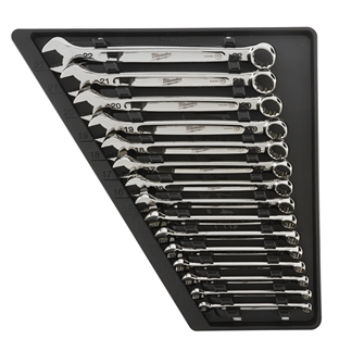 JEU DE CLE MIXTE MILWAUKEE MAXBITE 15PCS 8 à 22mm