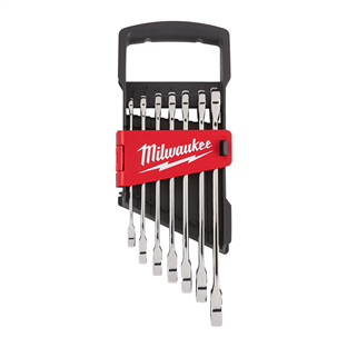 JEU DE CLE A CLIQUET  MILWAUKEE MAXBITE 7PCS 8 à 17mm