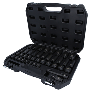 JEU DOUILLE CHOC COURTES & LONGUES 1/2" 40PCS - 9 à 30mm