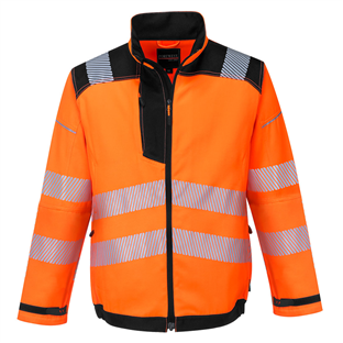 VESTE DE TRAVAIL ORANGE FLUO/NOIR