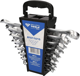 JEU 15 CLES MIXTES 6-22mm  BRILLANT TOOLS by KSTools