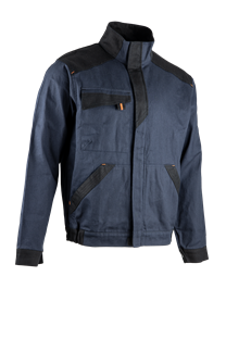 VESTE FOURNAISE 100% COTON T MARINE/NOIR