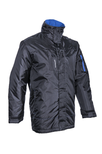 PARKA THERMIQUE PANDA DOUBLURE POLAIRE - NOIRE