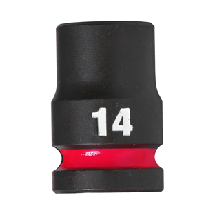 DOUILLE CHOC SHOCKWAVE CARRE 1/2 HEX COURTE MILWAUKEE