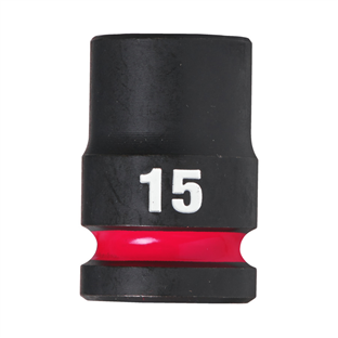 DOUILLE CHOC SHOCKWAVE CARRE 1/2 HEX COURTE MILWAUKEE