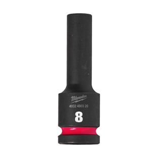 DOUILLE CHOC SHOCKWAVE CARRE 1/2 HEX COURTE MILWAUKEE