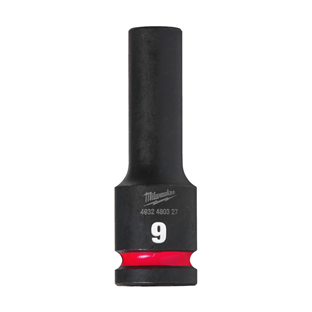 DOUILLE CHOC SHOCKWAVE CARRE 1/2 HEX COURTE MILWAUKEE