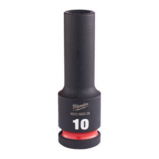 DOUILLE CHOC SHOCKWAVE CARRE 1/2 HEX COURTE MILWAUKEE