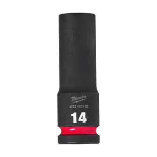 DOUILLE CHOC SHOCKWAVE CARRE 1/2 HEX COURTE MILWAUKEE