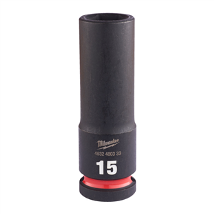 DOUILLE CHOC SHOCKWAVE CARRE 1/2 HEX COURTE MILWAUKEE