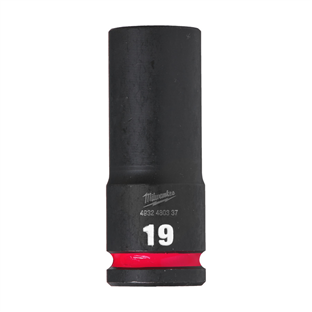 DOUILLE CHOC SHOCKWAVE CARRE 1/2 HEX COURTE MILWAUKEE