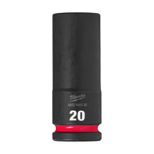 DOUILLE CHOC SHOCKWAVE CARRE 1/2 HEX COURTE MILWAUKEE