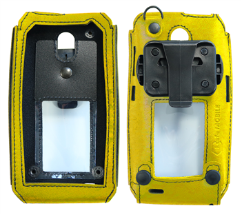 ETUI CUIR JAUNE POUR SMARTPHONE ATEX IS655.2